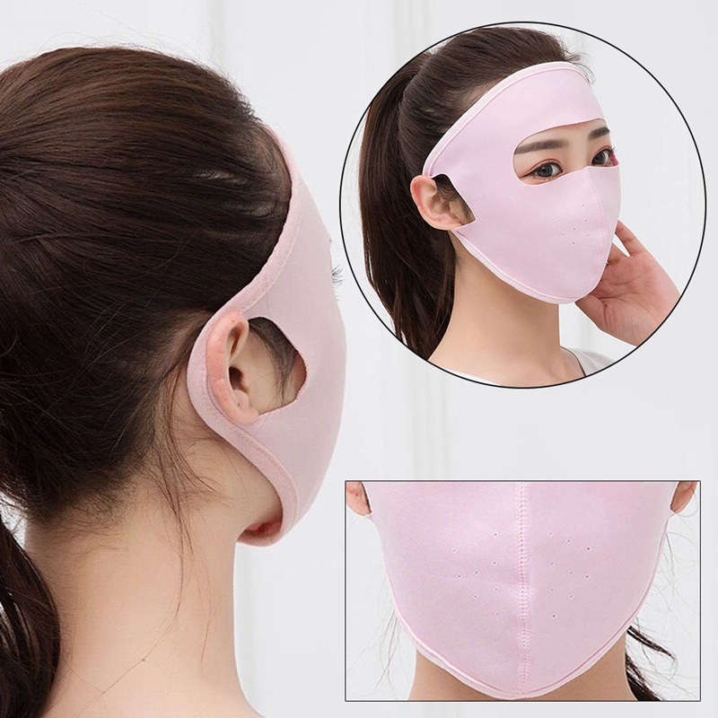 Khẩu trang chống nắng bảo vệ toàn diện khuôn mặt thoáng khí