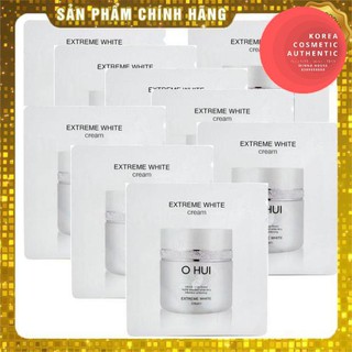 Combo 10 gói Kem trắng da và chống lão hóa OHUI Extreme White Cream Snow vitamin