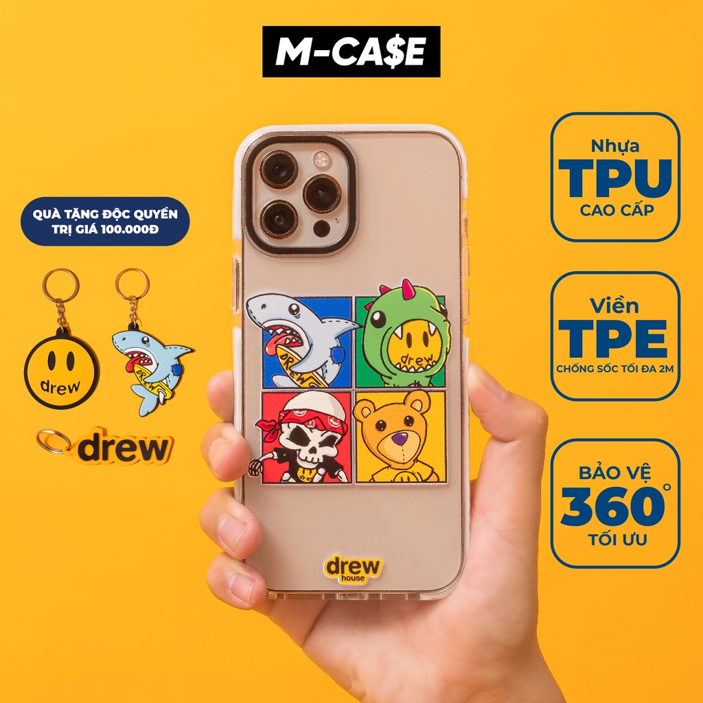 Ốp lưng iphone chống sốc Drew Friends 1.0 7 plus/8 plus/X/Xs/XR/Xs max/11/11 pro max/12/12 pro max /13/13Promax MCASE