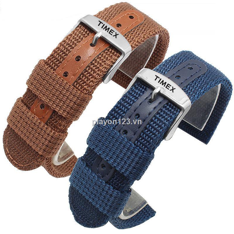 timex dây đeo đồng hồ bằng vải canvas 20 22mm T49875 T42571