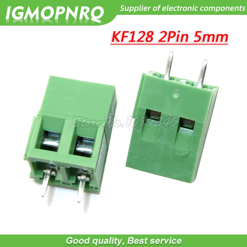 Set 10 Đầu Nối Thiết Bị Đầu Cuối KF128 KF301 KF350 2P 3P 5mm / 3.5mm / 2PIN 3PIN