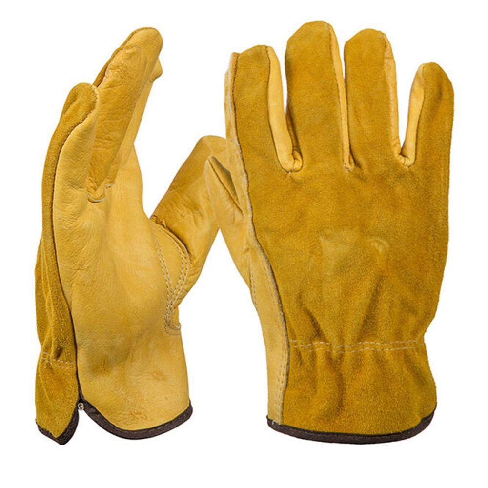 Găng Tay Hàn Bằng Da Bò Bền Bỉ Bảo Vệ Tay Chống Nóng
