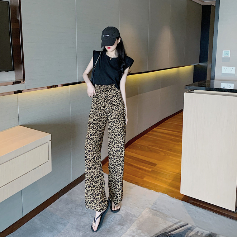 Quần Dài Ống Rộng Họa Tiết Da Báo Thời Trang Cho Nữ | BigBuy360 - bigbuy360.vn