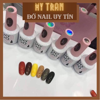 Sơn gel nứt Bobo chai 15ml trắng đen