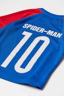 Bộ cộc thể thao spiderman H&M