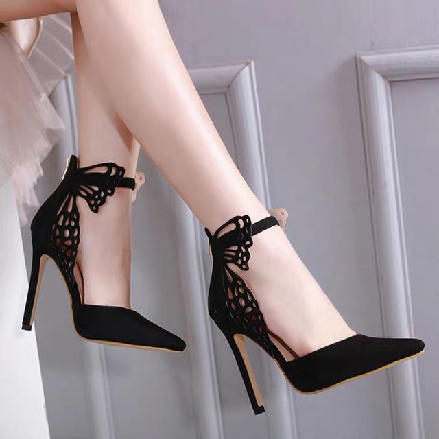 Giầy cao gót cánh bướm 11,5cm