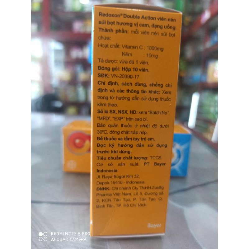 REDOXON- viên sủi bổ sung Vitamin C ( Tuýp 10 viên) | BigBuy360 - bigbuy360.vn