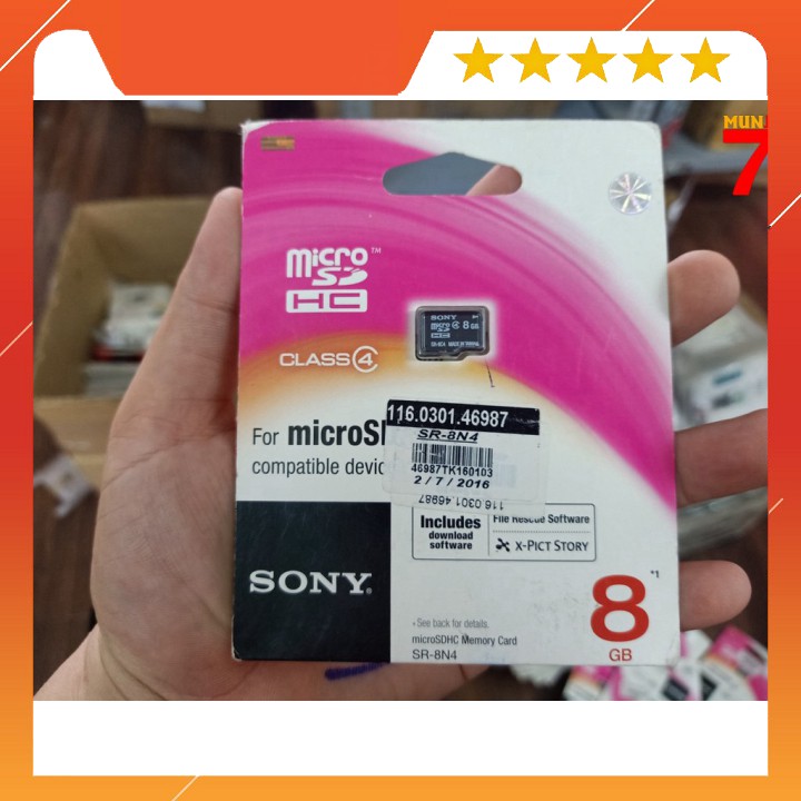 Thẻ Nhớ Sony 8Gb Class 4 SR-8N4T2 ET48C4