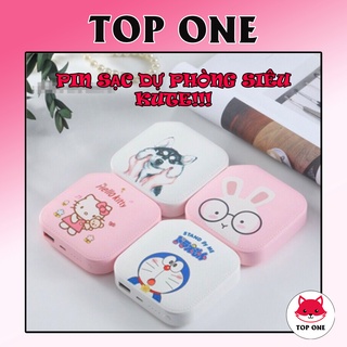 Sạc Dự Phòng hình Hello Kitty - Doremon Dễ Thương