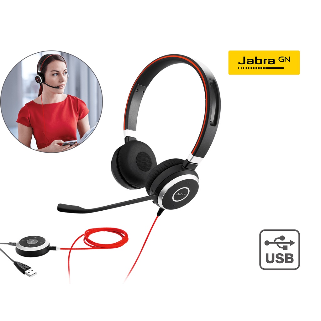 Tai nghe Jabra Evolve 40 Stereo MS