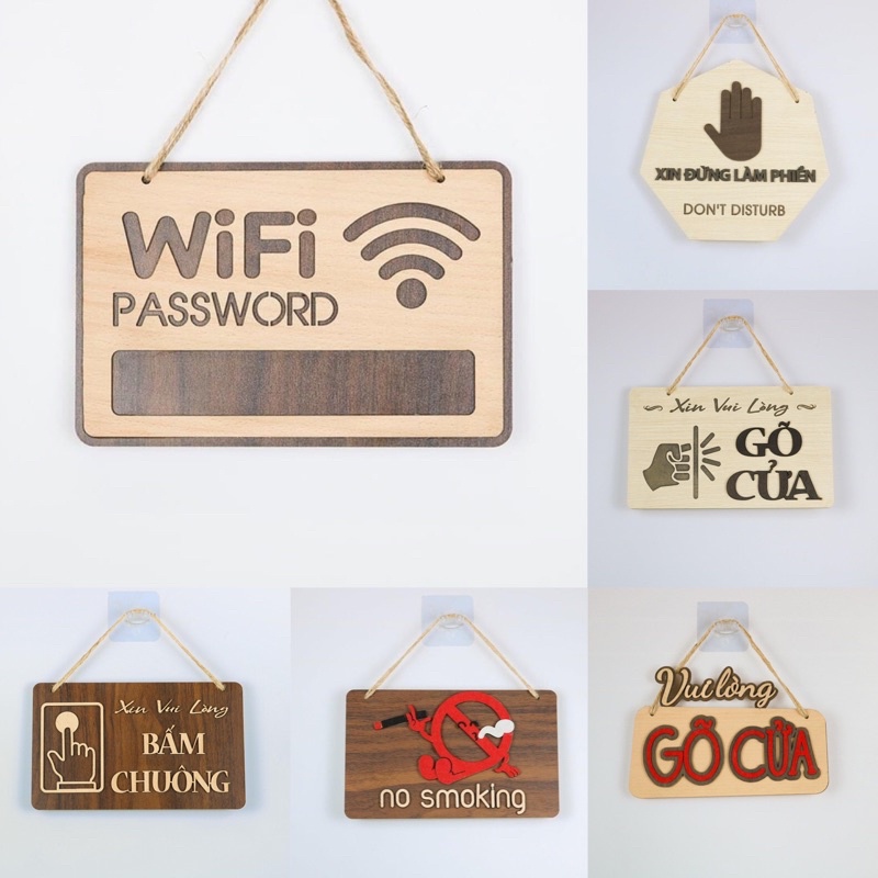 Bảng gỗ decor trang trí văn phòng công ty, treo cửa hàng và phòng làm việc