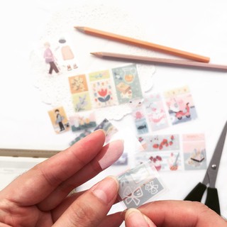 Sticker trong suốt - Room17vn