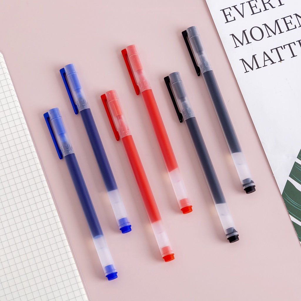 Bút Gel Ống To Vỏ Trong Suốt-Ngòi 0,5mm.Văn Phòng Phẩm,Đồ Dùng Học Sinh Giá Rẻ