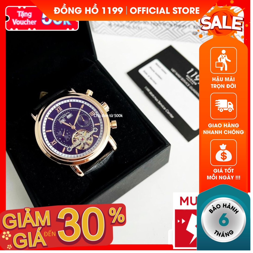 [QUÀ TẶNG] Đồng hồ nam - Đồng Hồ Cơ Nam Lịch Lãm Sang Trọng Tinh Tế Chống Xước Chống Nước Chống Xước 5205R- 1199 Watches