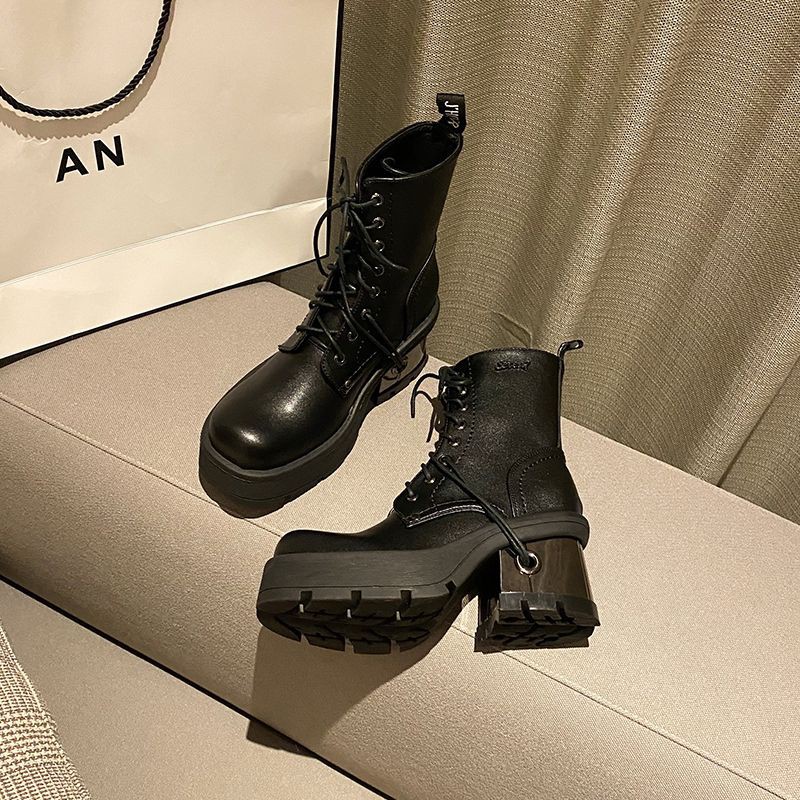 Boots L37 high and chic đế đính sắt cao 8cm