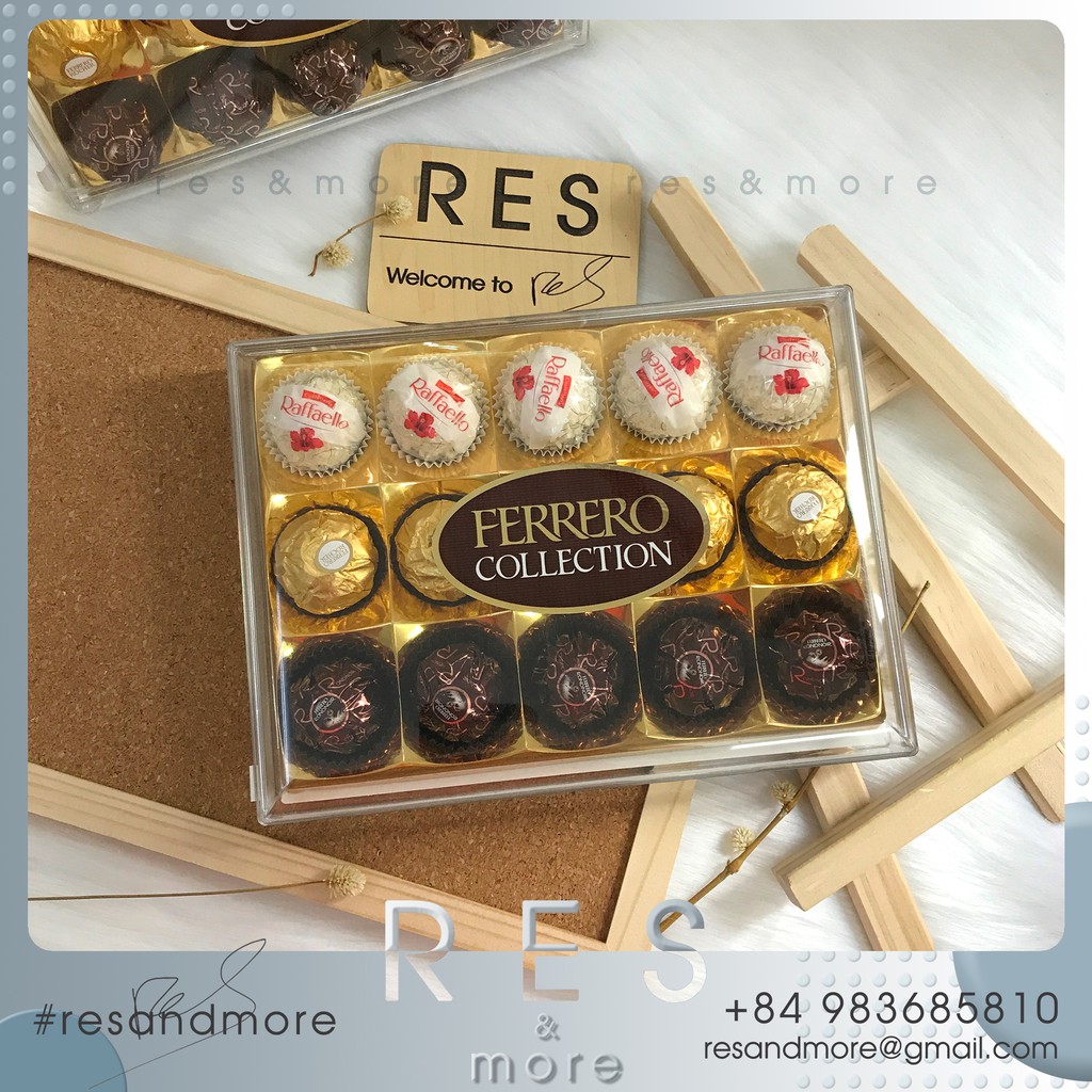 (SALE cận date 31.05.2021) Chocolate Ferrero Collection - Socola Ferrero Nhật Bản [172g - 15 viên]