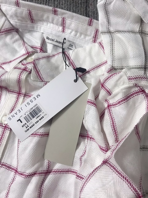 Áo sơ mi Messi jeans xuất xịn (chất mềm rũ đẹp)