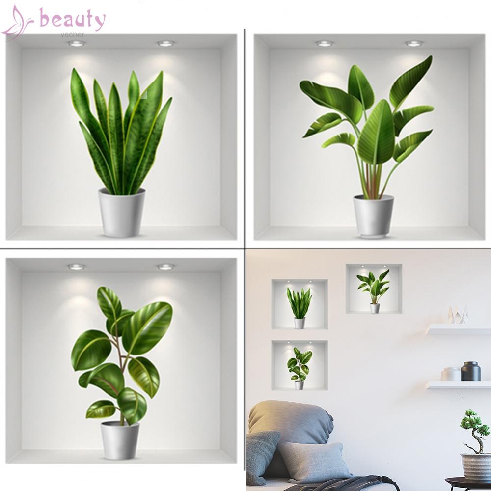 Miếng Dán Tường Giả Cửa Sổ Trang Trí Phòng Khách