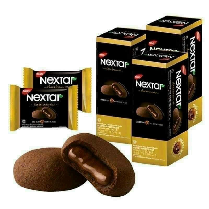 Bánh Nabati nextar sốt socola hộp 112g