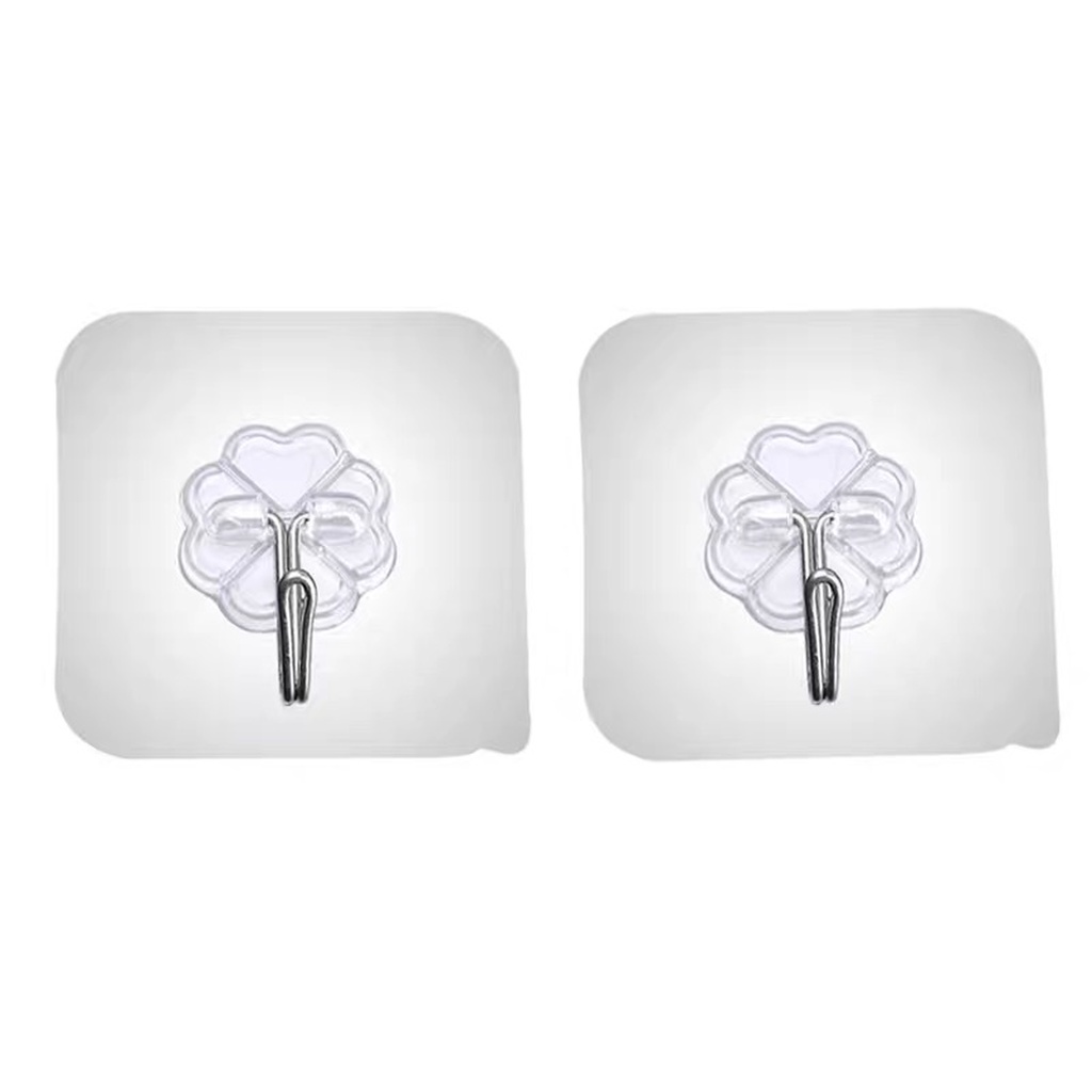 Cái Móc dán tường siêu dính trong suốt 6*6cm
