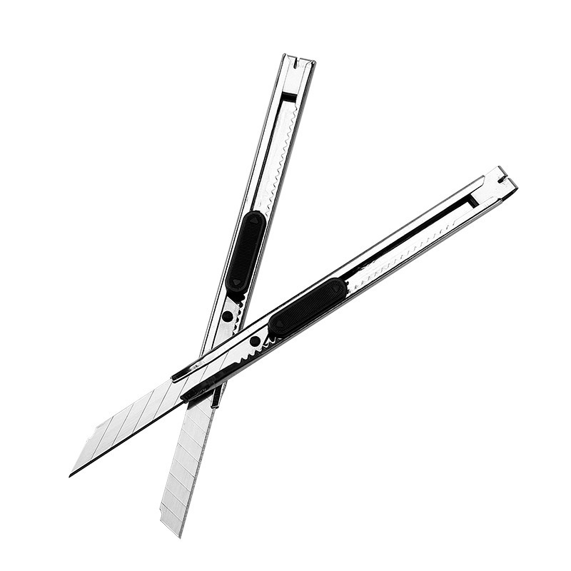 Dao Dọc Giấy Vỏ Inox mini - Dao dọc giấy nhỏ gọn tiện lợi