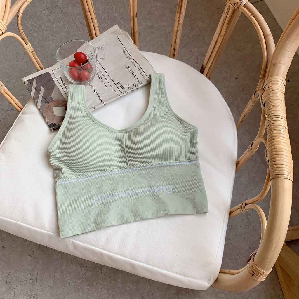Áo Lót Thể Thao Không Tay Hở Lưng Gợi Cảm Dành Cho Nữ