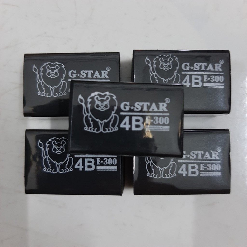 Combo 3 viên Gôm-Tẩy Đen Hàn Quốc GSTAR E300, E777 trắng