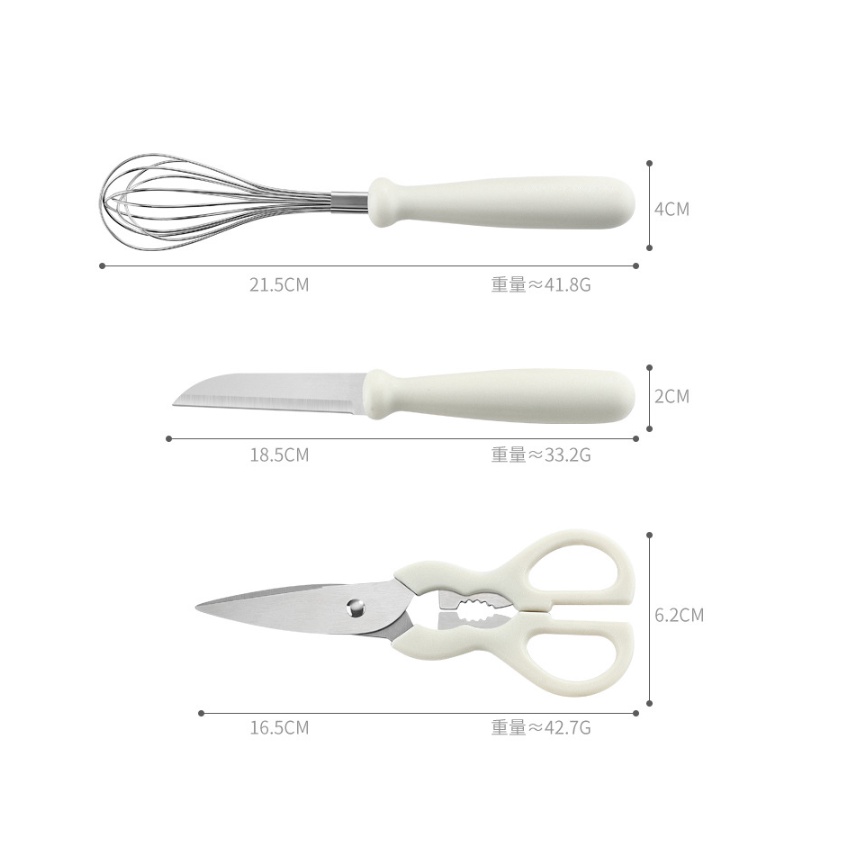 [New Arrivals] Bộ Dụng Cụ Sơ Chế Thực Phẩm 6 Chi Tiết - Có Hộp Đựng Vệ Sinh Sạch Sẽ Cao Cấp