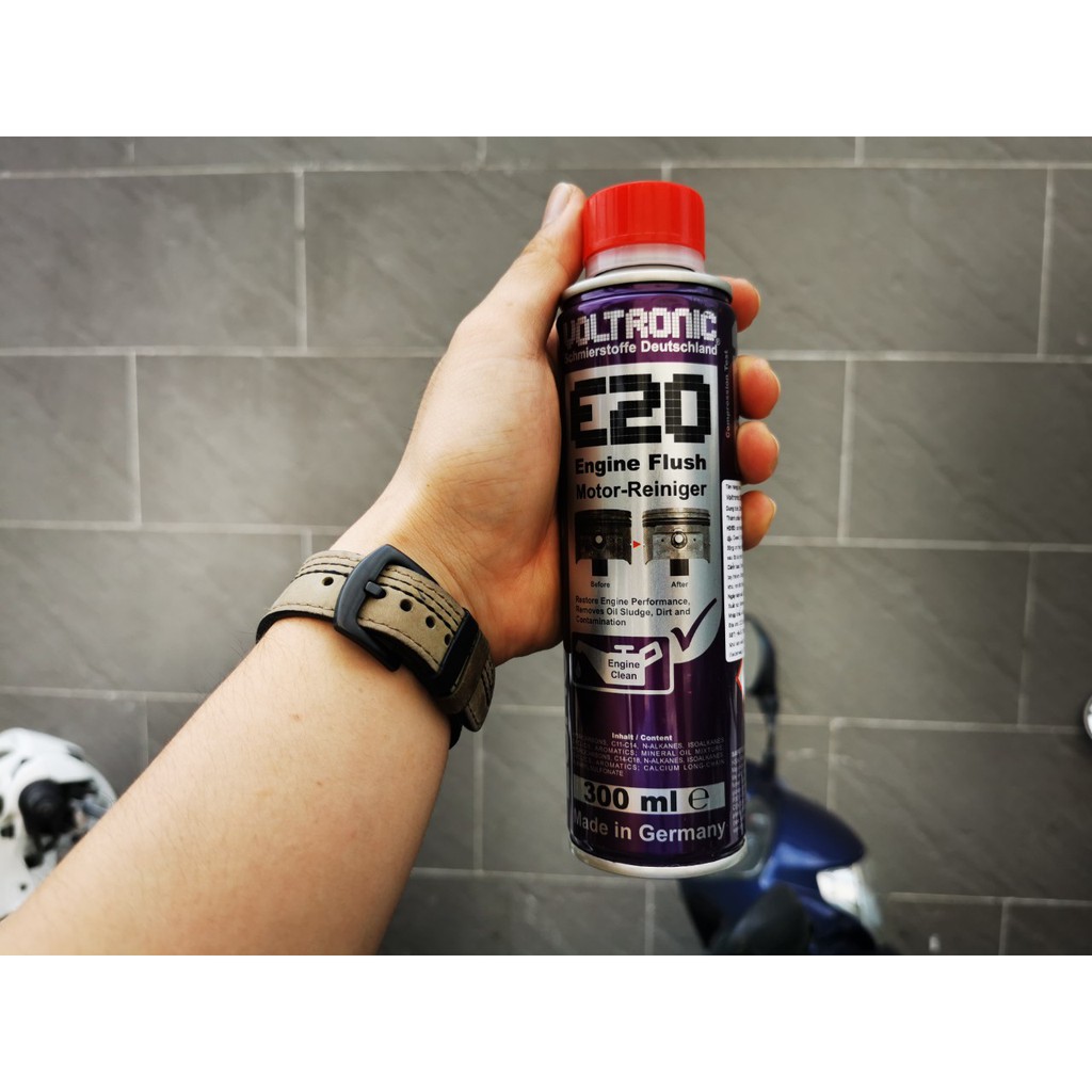 Dung Dịch Vệ Sinh Rửa Động Cơ Voltronic E20 Engine Flush 300ml