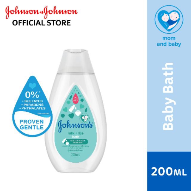 Sữa tắm Johnson's Baby Milk & Rice 200ml