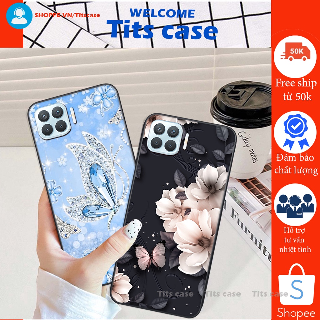 Ốp lưng  Oppo A73 / A93 in hình thiên nga,hoa may mắn, đặc sắc ĐỘC - LẠ - BỀN