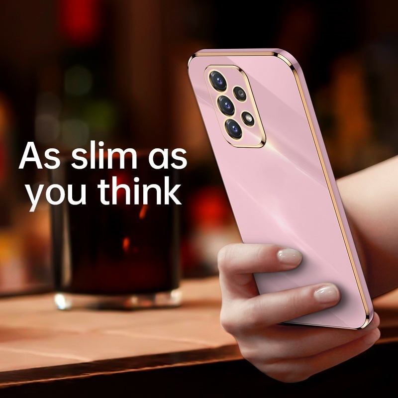 Ốp Điện Thoại Hình Vuông Mạ Viền Sang Trọng Cho Oneplus 8T 9 10 Pro 9R 9RT