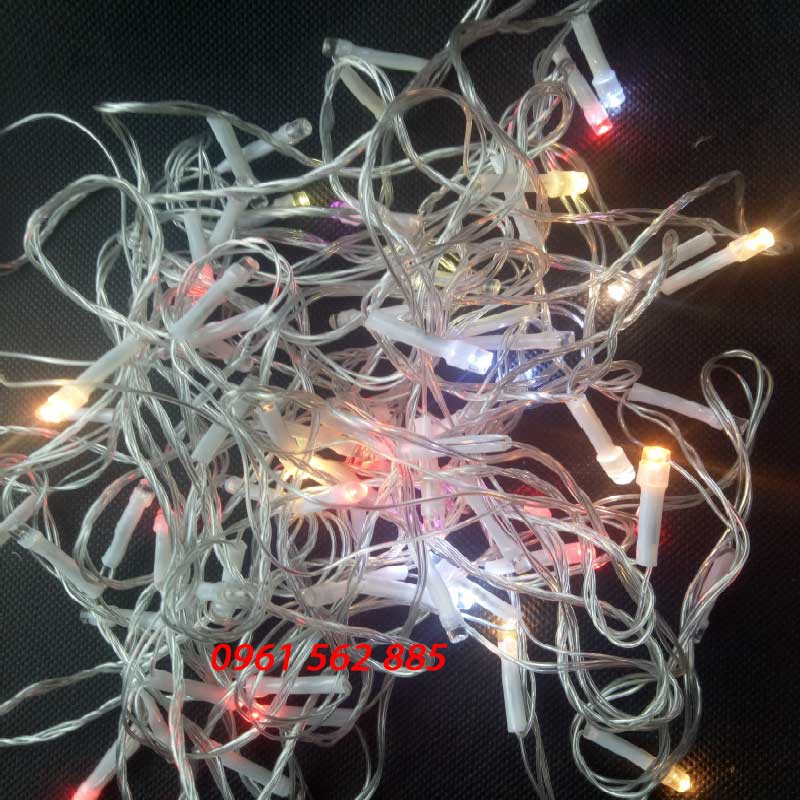 Đèn Led Nháy Kim Nhiều Màu-Sử Dụng Trang Trí Nhà Cửa Cây Cảnh- Có 5 Chế Độ Nháy Tùy Chọn-Dây Dài 5m