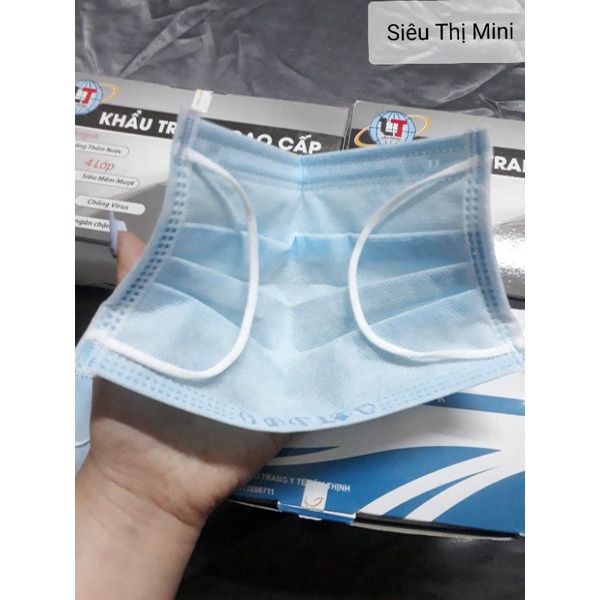 Hộp Khẩu Trang Y Tế 4 Lớp Cao Cấp