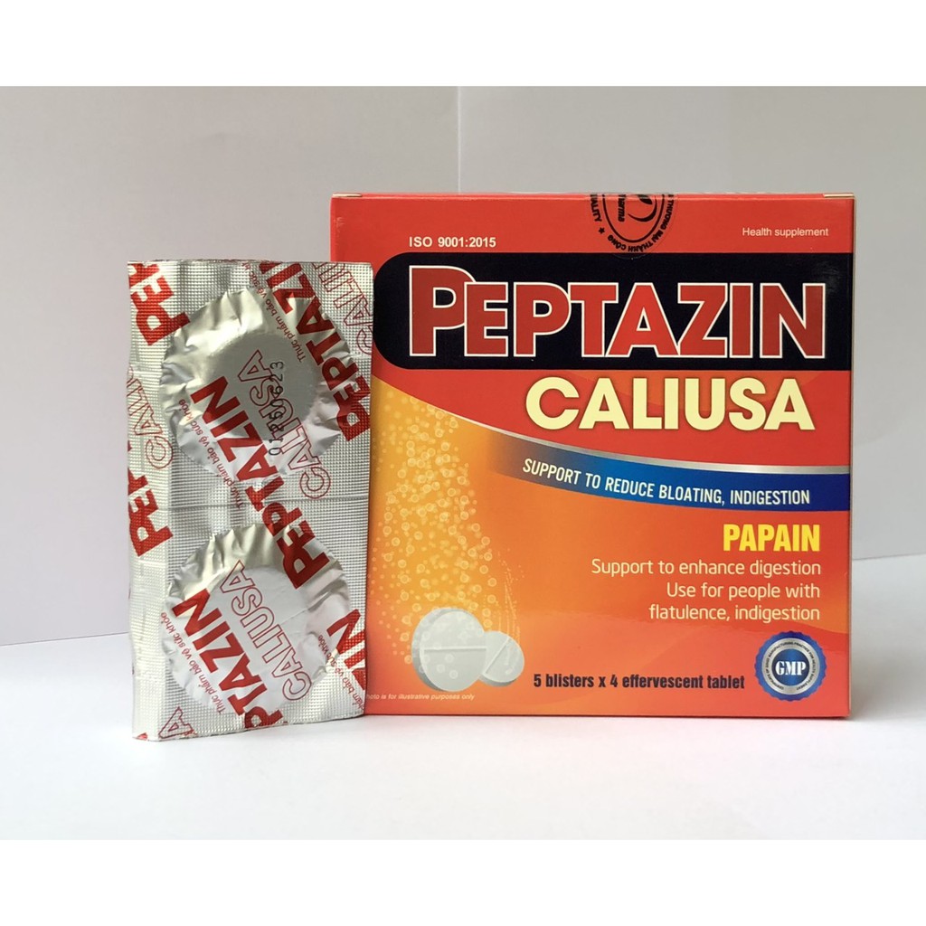 Viên Sủi Tiêu Hóa Peptazin hộp 20 viên