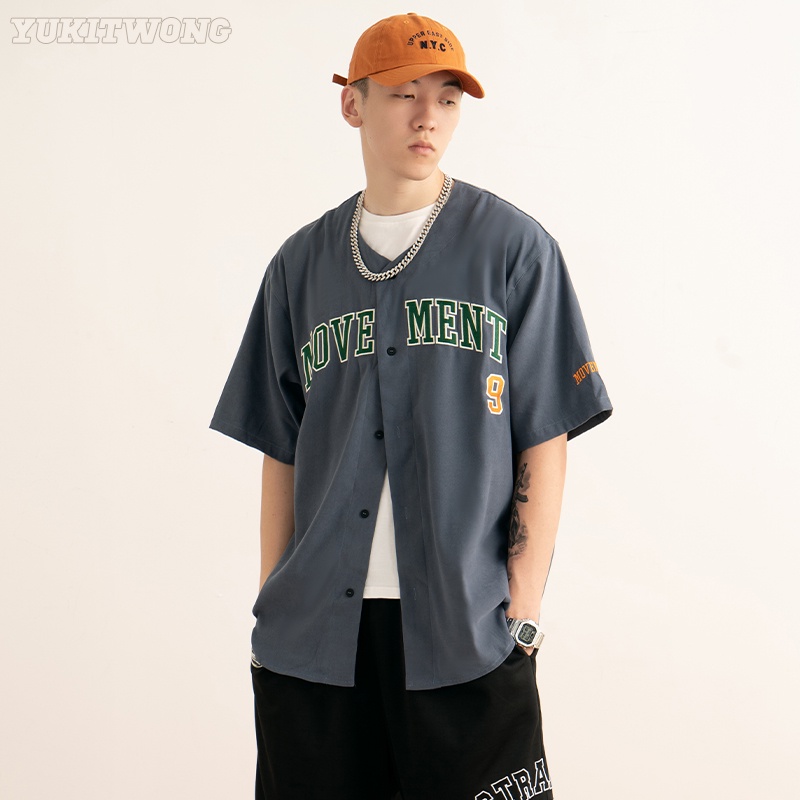 Áo tay ngắn dáng rộng họa tiết thời trang phong cách hip hop đường phố | BigBuy360 - bigbuy360.vn