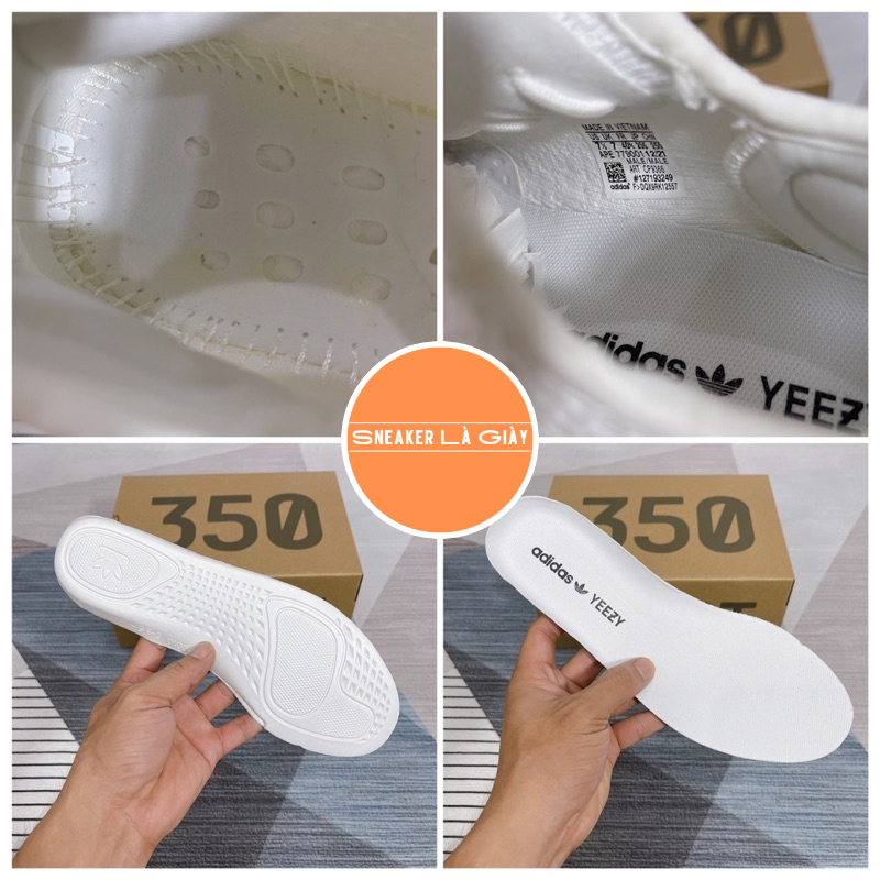 Giày sneaker Yeezy350 v2 Cream White ( Yz350 Cream white ) Boost nén đế mềm êm - Fullbox