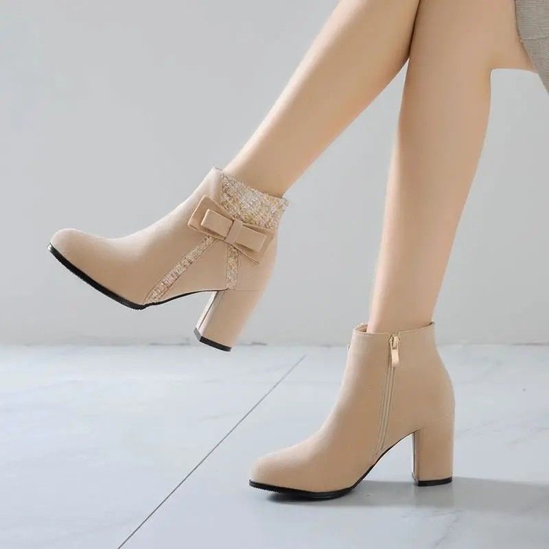 Giày Bốt Martin Cổ Cao Quyến Rũ Dễ Phối Đồ Thời Trang Thu Đông Hàn Quốc Mới Năm 2021 Dành Cho Bạn Nữ