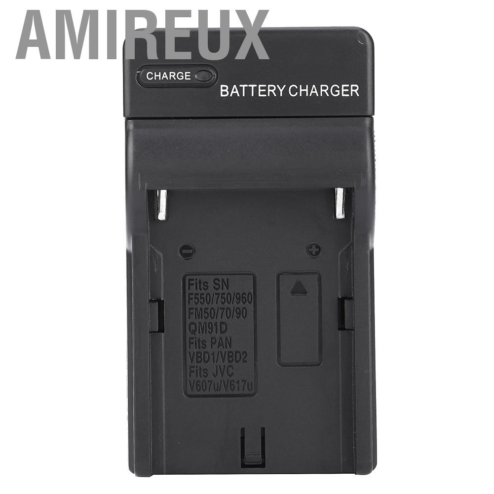 Bộ Sạc Pin Lithium Amirex Us 100v-240v Np-F550 / F750 / F970