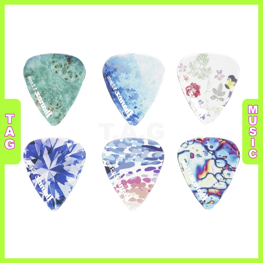 Pick, phím gảy Ibanez Kaleido Series bộ 6 cái cao cấp chính hãng Japan