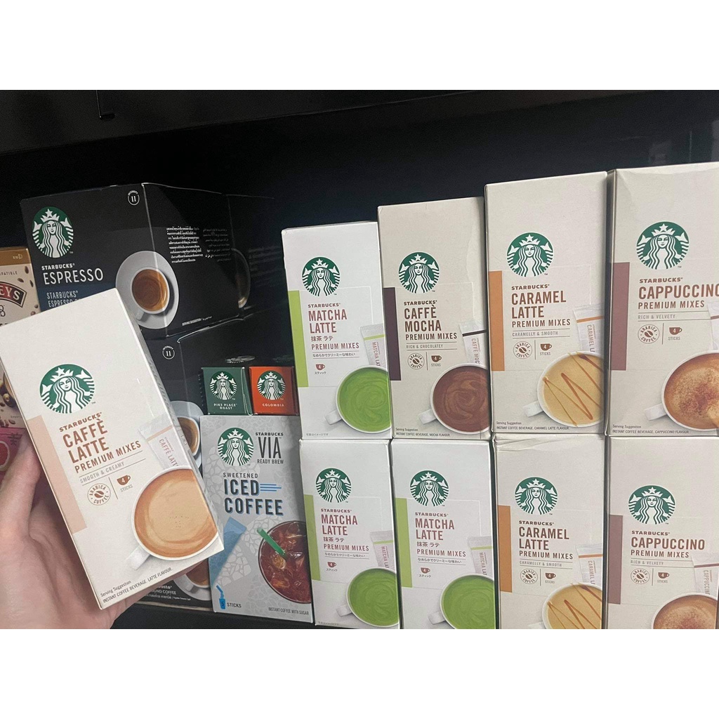 Starbucks Premium Mixes ( Cà Phê Starbucks hòa tan ) 1 box/4sticks | BigBuy360 - bigbuy360.vn