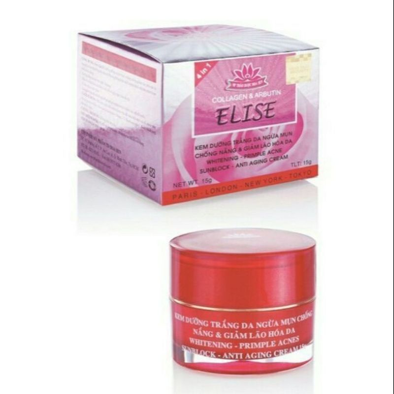 Kem Elise giúp dưỡng trắng da chống nắng giảm lão hóa da 15g