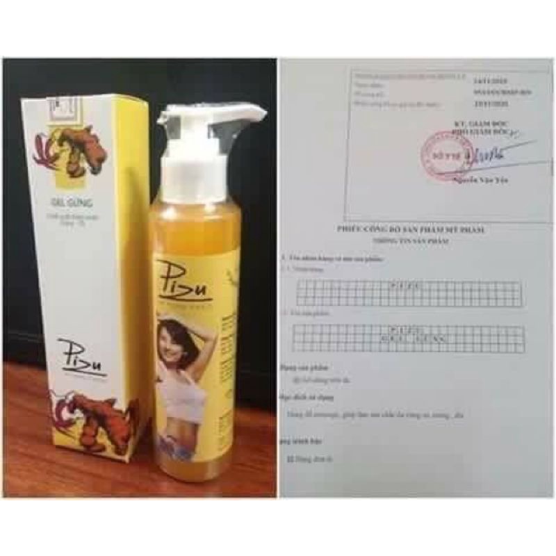 GEL GỪNG TAN MỠ PIZU