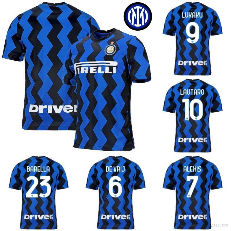 Áo thun bóng đá đội tuyển Inter Milan mẫu mới 2020-2021