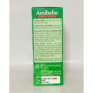 NƯỚC TẮM TRẺ EM AMIBEBE