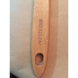 Phới Silicon Vét Bột Cán Gỗ Breadleaf - Spatula Size Đại