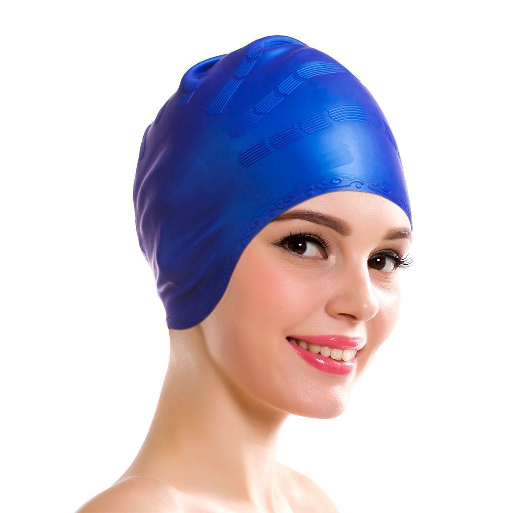Mũ bơi người lớn, nón bơi cho nam nữ trùm tai SPORTY CA33 nón bơi người lớn chất liệu silicone dùng được cho bé trên 6t