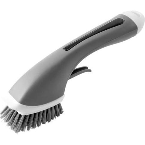 Chổi Cọ Rửa 4in1 Kèm Bình Xịt Chà Vết Bẩn BEHOME Bàn Chải Nhựa Chà Sàn Nước Có Ngăn Đựng Xà Bông Nước Rửa Chén