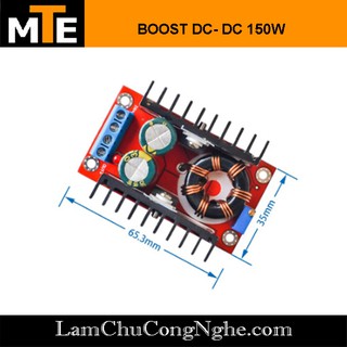 Mạch tăng áp DC 150W 10 - 32V to 12 - 35V có thể sạc laptop từ acquy - Module Boost