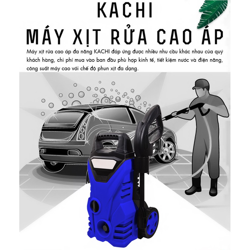 Máy rửa xe cao áp tự hút nước Kachi MK72